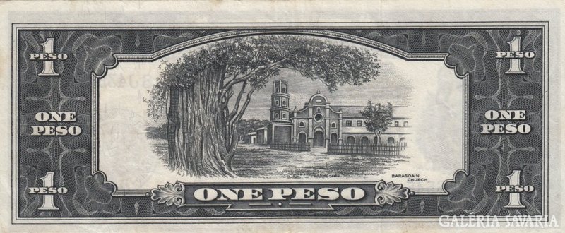 Philippine 1 peso 1949 RRR (aláírás változat)
