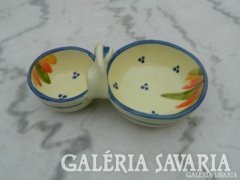 Antique hand-painted ceramic table spice