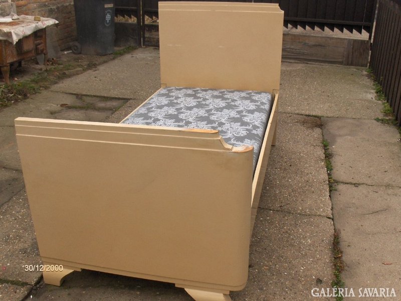 Two old beds with newer mattresses - sold together