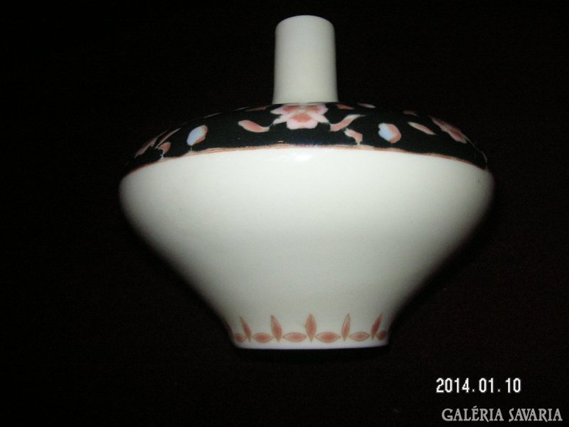 Zsolnay vase, rarely seen design, flawless, hand painted.
