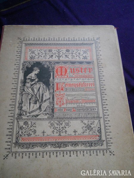 Kuriózum! 1883-as kézimunka albumok