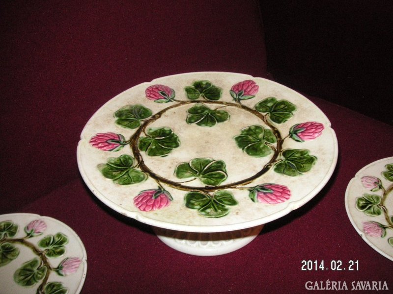 Schütz ciili, cake plate with 4 plates