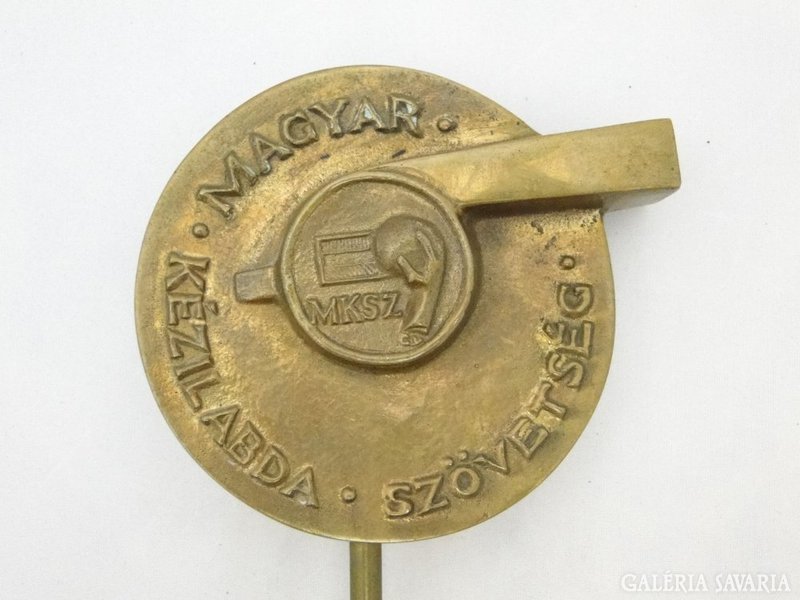 7900 MAGYAR KÉZILABDA SZÖVETSÉG bronzplakett 18 cm