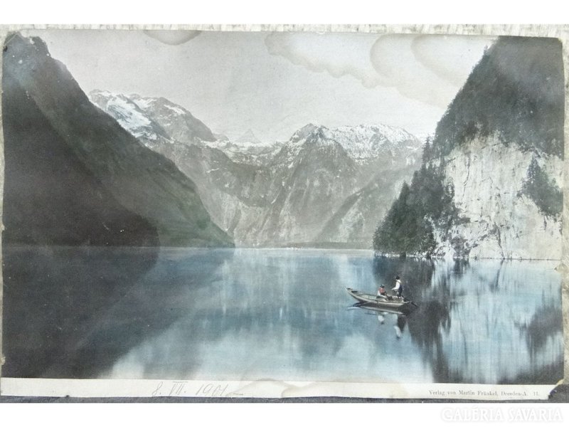 8276 Óriási méretű antik német levelezőlap 1907