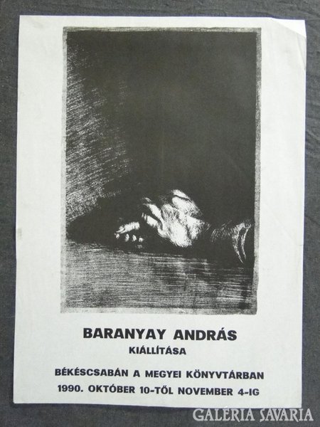 8294 Kiállítási plakátok magyar művészektől 7 db