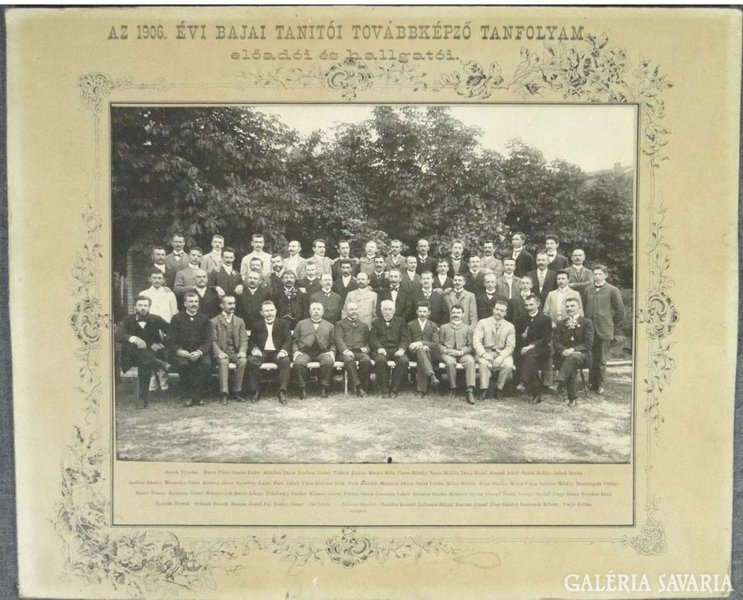 8335 Bajai tanítóképző 1906 tabló