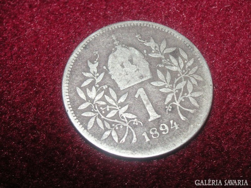 Silver 1 crown, 1894, Austrian