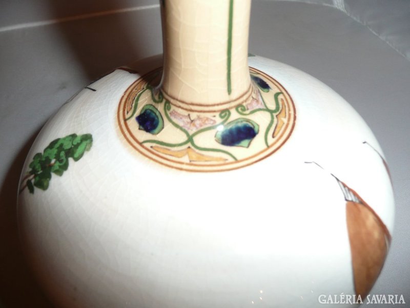 Holland szecessziós vizimalmos váza