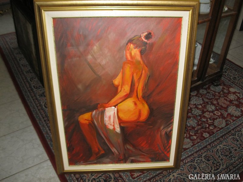 Painting by Attila the miller Hadházy for sale