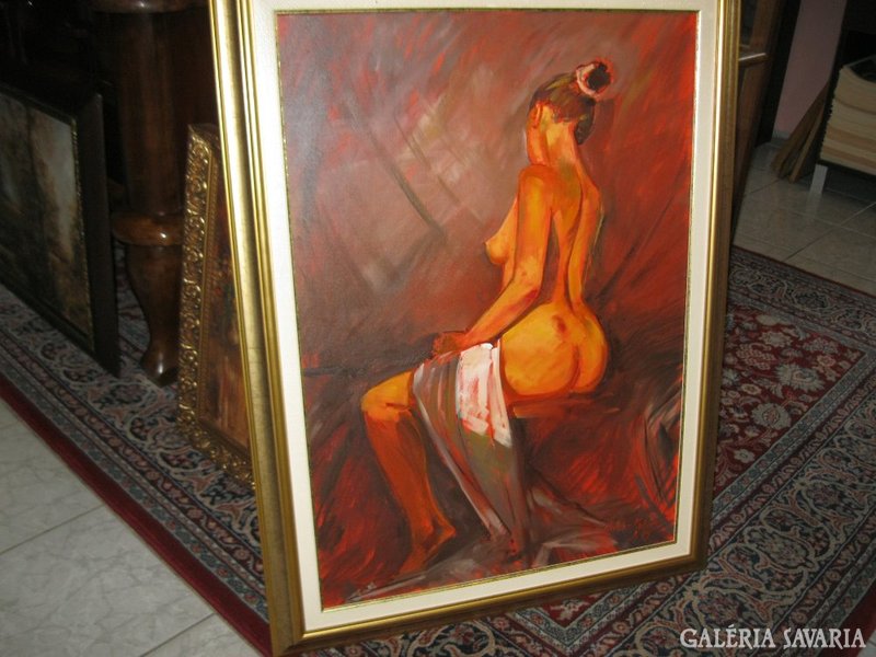 Painting by Attila the miller Hadházy for sale
