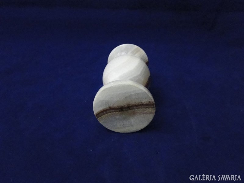8171 Régi kisméretű márvány váza ibolyaváza 10 cm