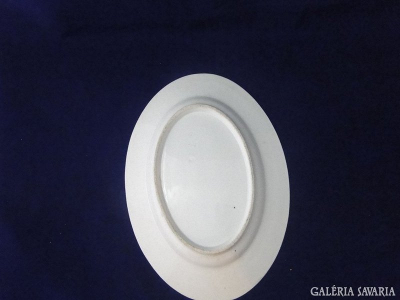 8730 Régi ovális alakú Elbogen porcelán kínáló tál