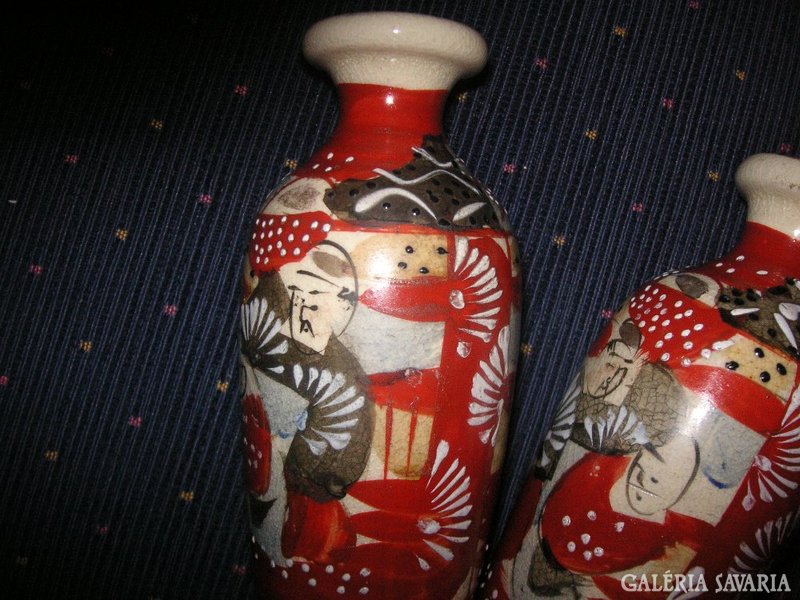 Pair of antique, oriental vases