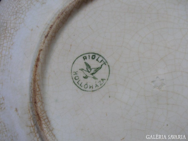 Antique rhyolite plate from Hollóháza