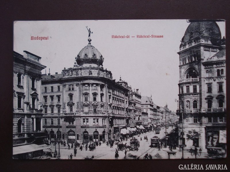 Budapest, Rákoczi út    1911      RK