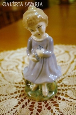 Charming porcelain little girl /marked/