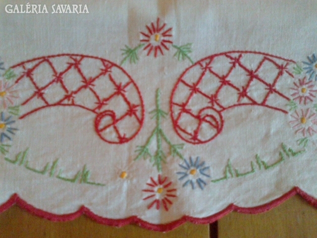 An old embroidered tablecloth from a legacy
