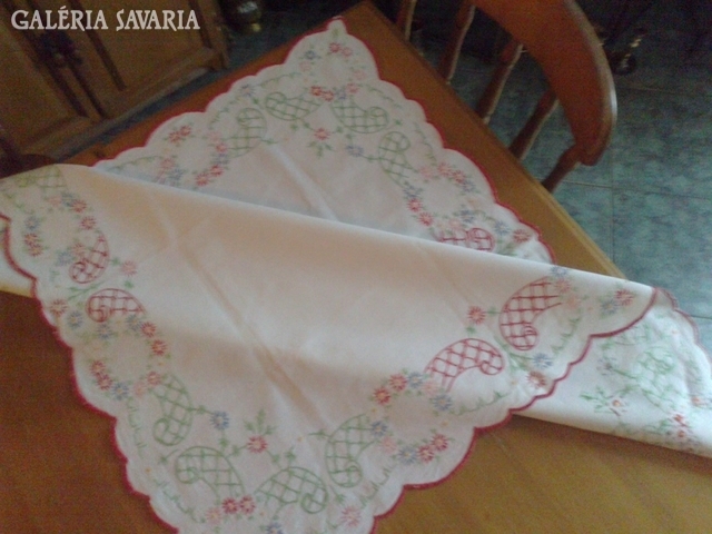 An old embroidered tablecloth from a legacy
