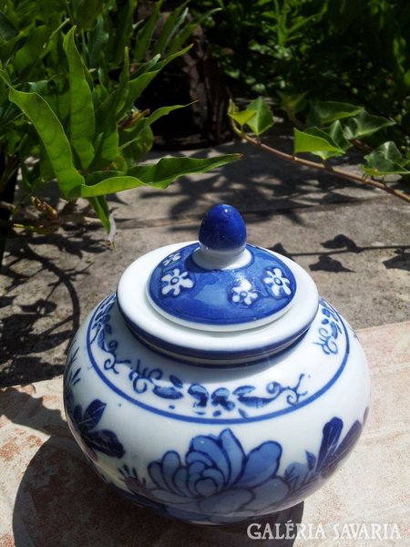 China blue blue sugar bowl