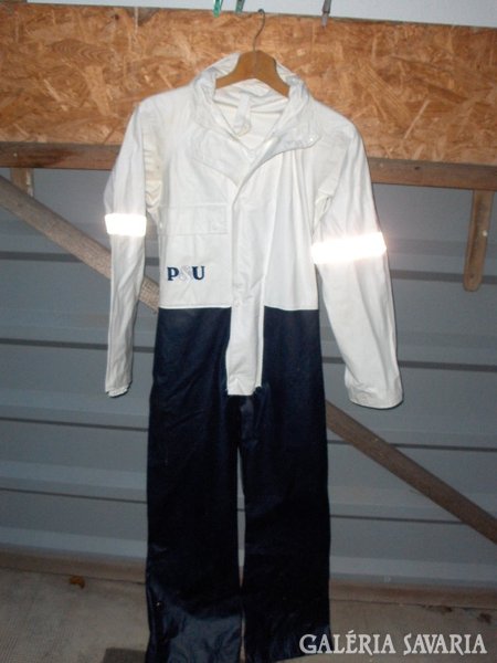 Old policeman /?/ Overalls, waterproof clothing