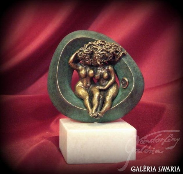 Tavi nimfák  bronz miniatúra