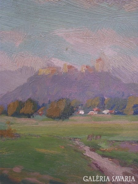 Vaclav Kozak (1889-): Cseh tájkép , Kunetická hegy