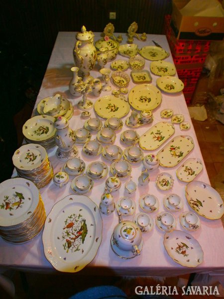 Huge rothschild complete tableware from Herend with 220 pieces!
