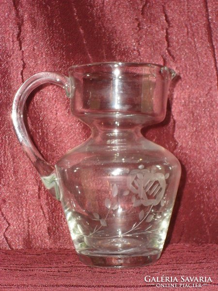 Huta glass jug for growing onions (dbz0041)