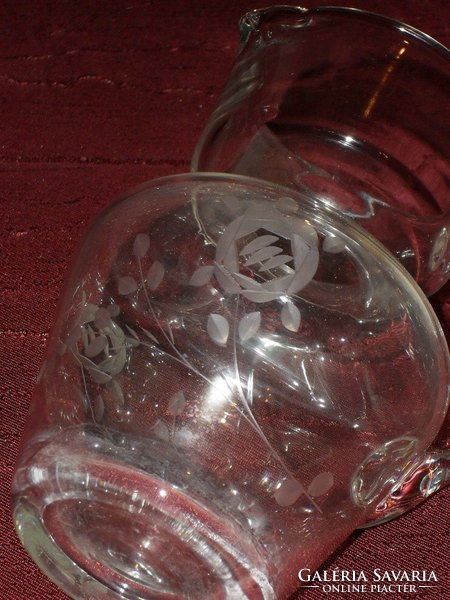 Huta glass jug for growing onions (dbz0041)