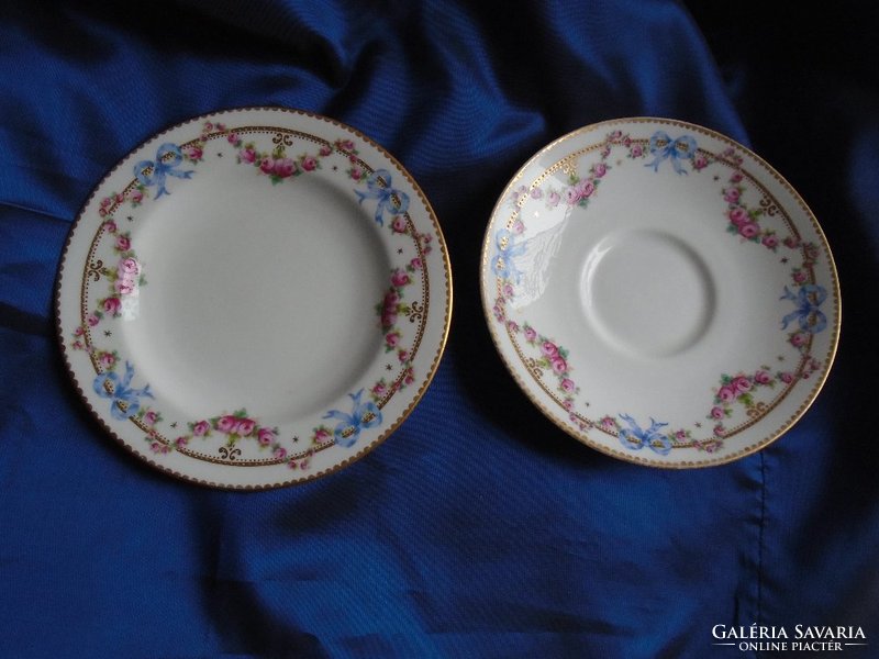 Copeland 2 pcs. Hand painted plate.