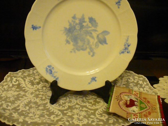 Meissen blue floral flat plate