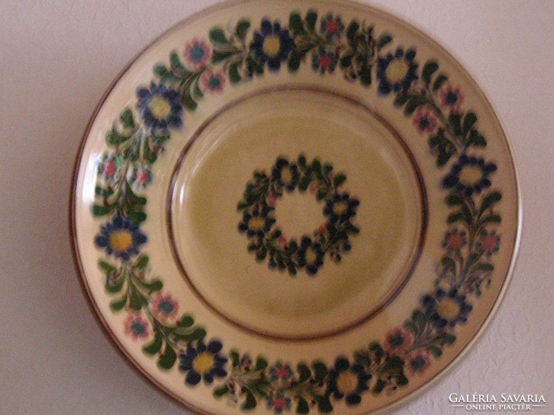 Kishajmás ceramics / baranya m. /, Really impressive large plate, 43 cm!!!