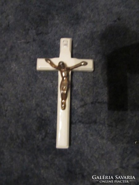 Porcelain antique cross with Jesus