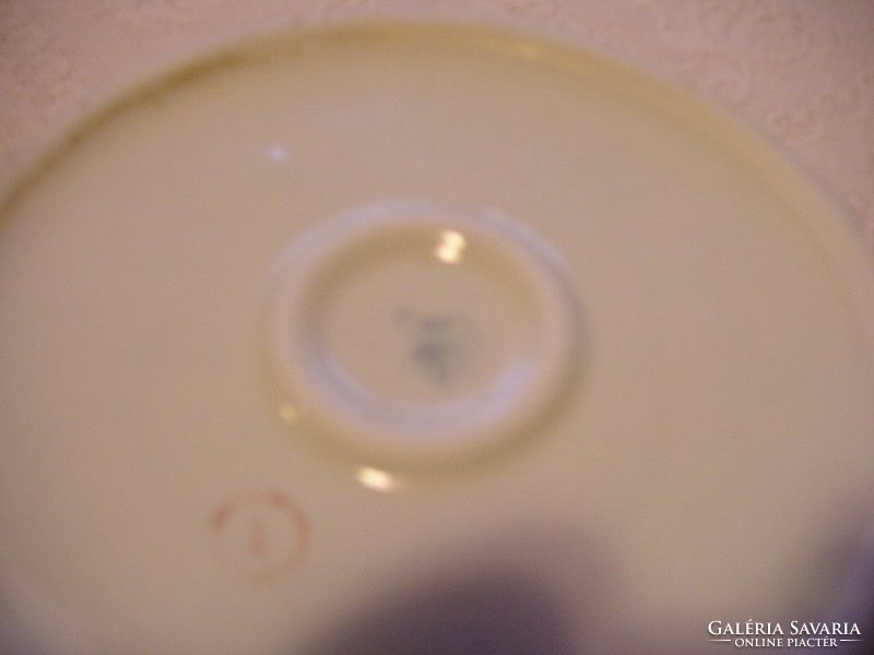 Zsolnay levesestál  , nefelejcses   22  cm
