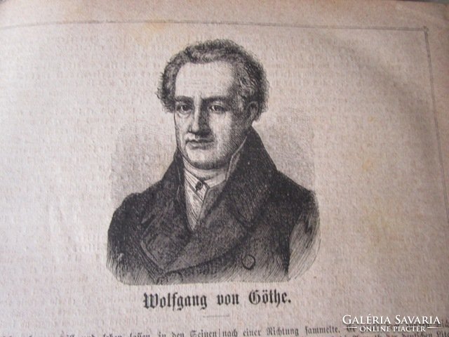 Goethe életrajza életműve Dobornyomott kötés 1872