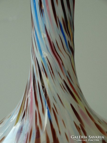 Colored multilayer glass vase