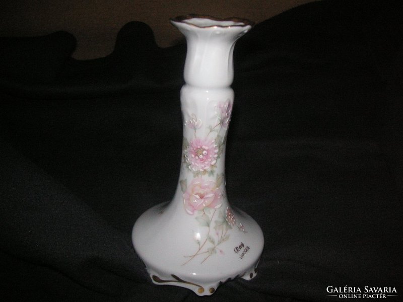 Limoges candlestick 17 cm, beautiful hand painting