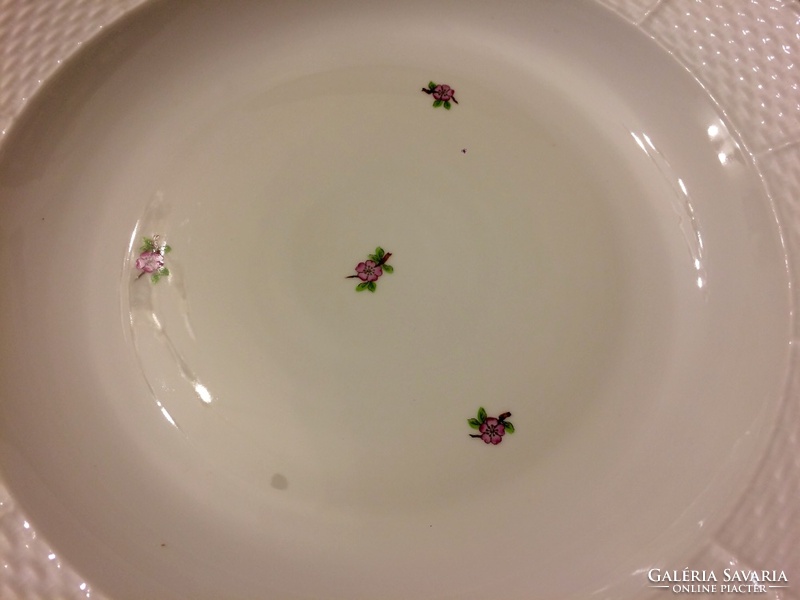Rare antique Herend garnished bowl with a very nice pattern