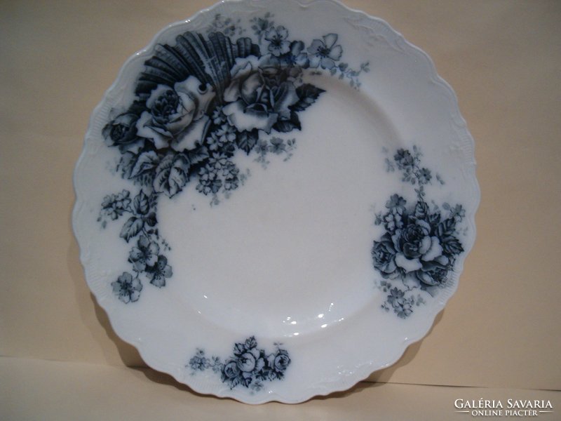 19.sz.-i porcelánfajansz Alfred Meakin angol tányér