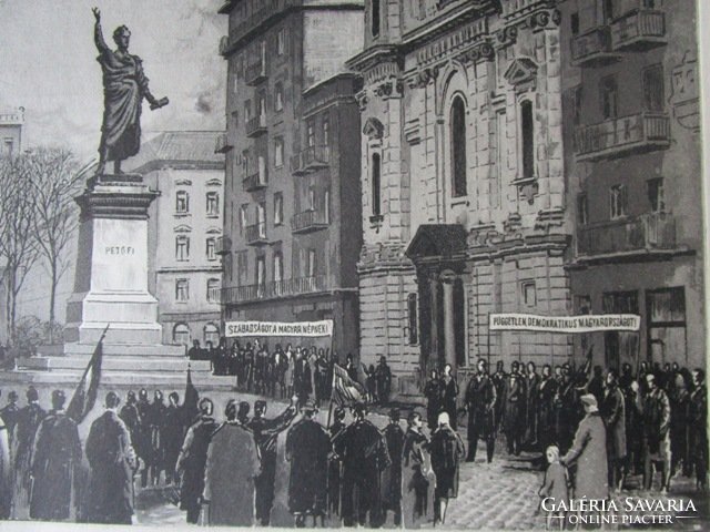 NAGY ZOLTÁN: BUDAPEST március 15,-i tér kép 1942