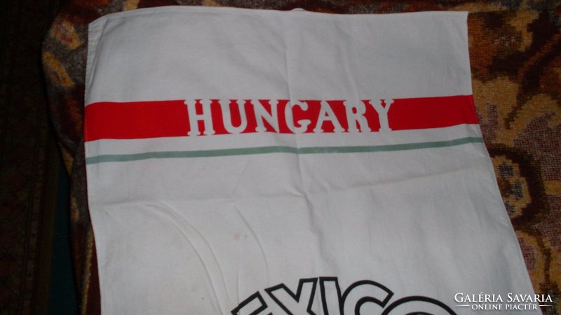 Mexico-Hungary 86-os Vb törölköző-vászon