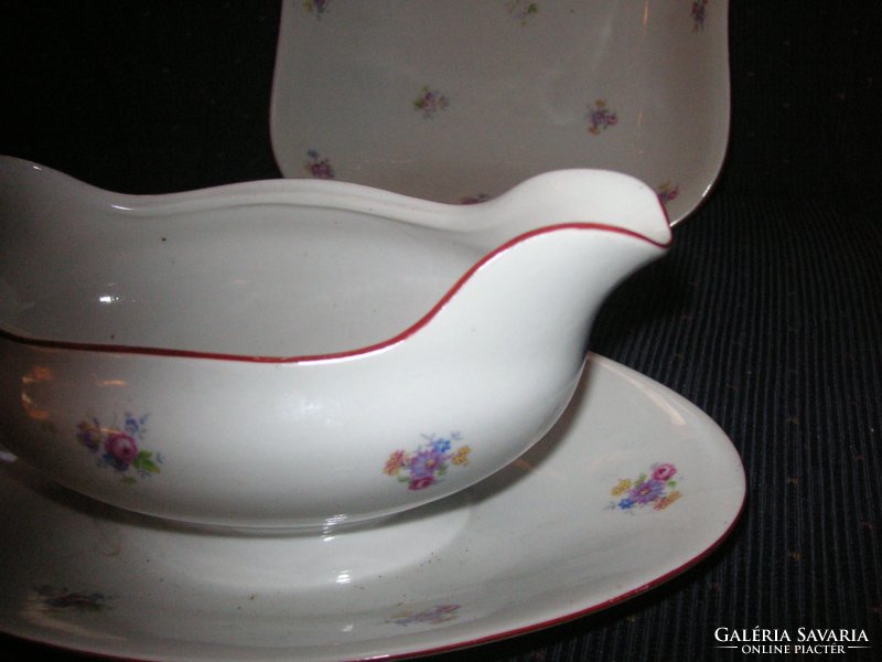 Zsolnay sauce and salad bowl with shield mark. The price applies to both items together!