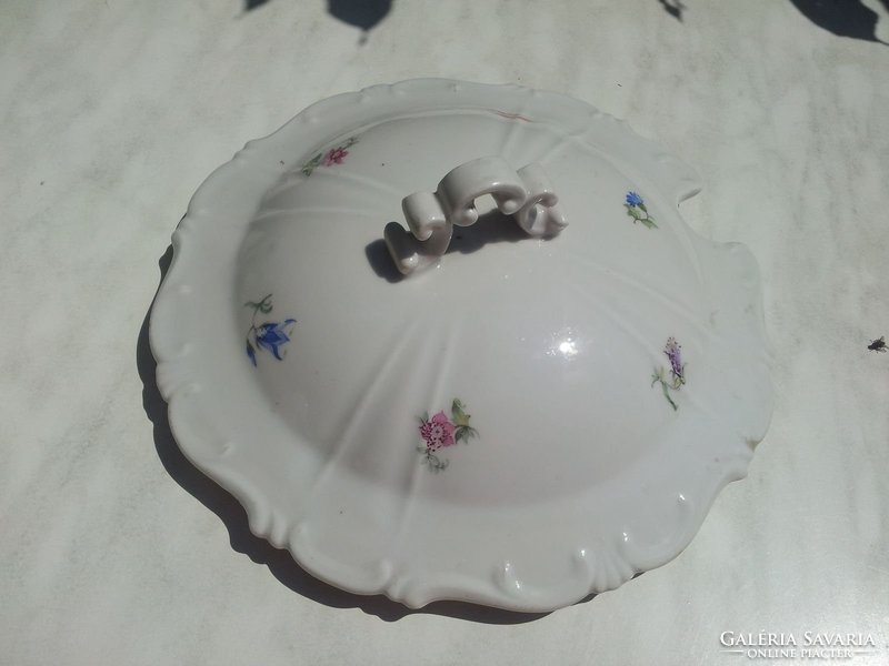 Antique Zsolnay baroque soup bowl