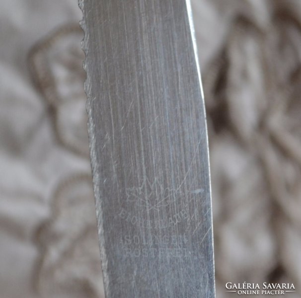 2 db ezüstözött nyelű Solingen kés