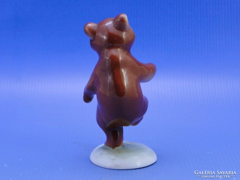 0C354 Régi DRASCHE porcelán medve