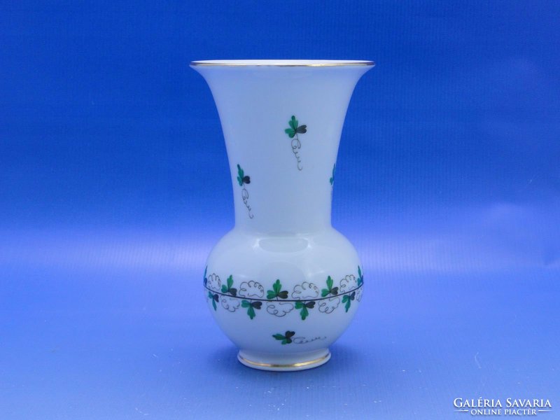0C499 Régi petrezselymes porcelán herendi váza