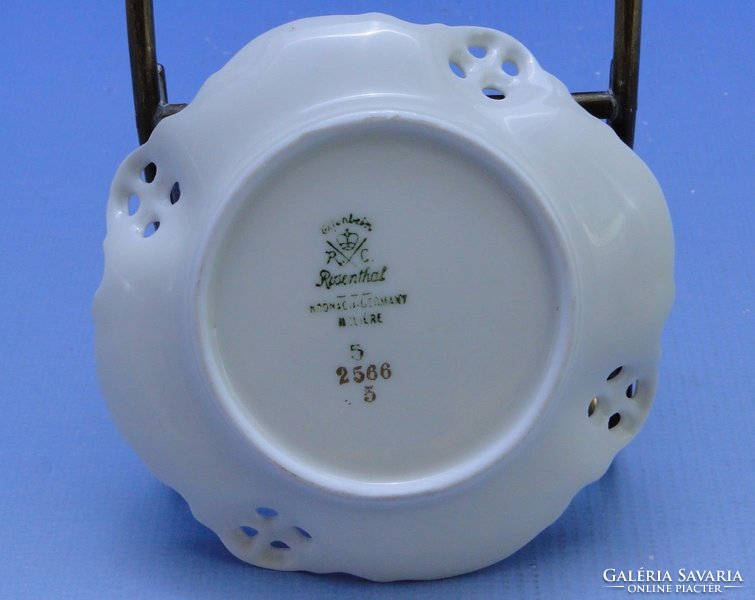 0C502 Antik különleges ROSENTHAL porcelán tál