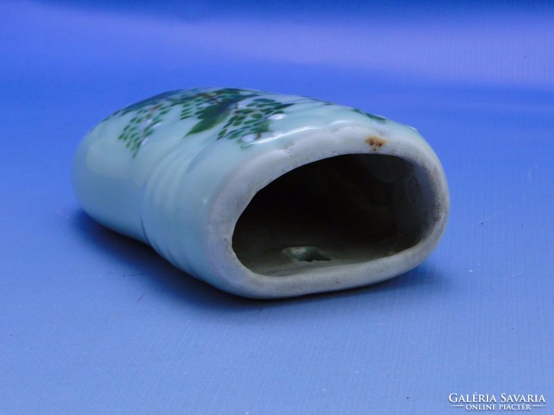 0C603 Régi vastagfalú porcelán párologtató edény