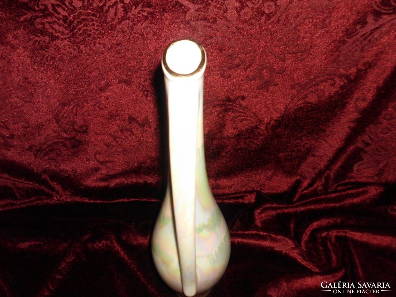 Beautiful luster glazed ceramic vase.
