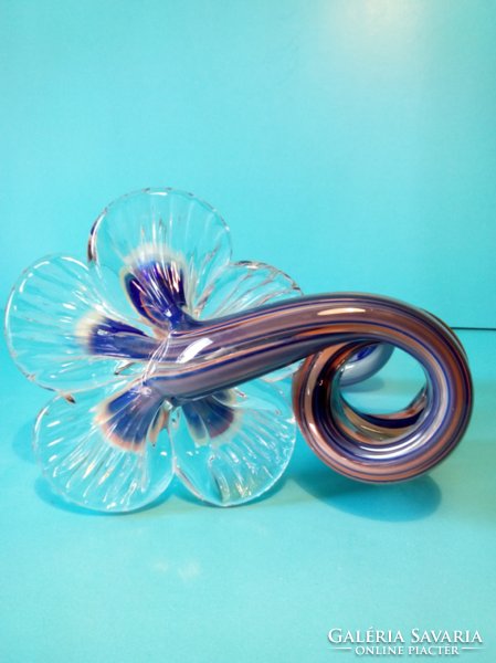 Murano flower candle holder is more special